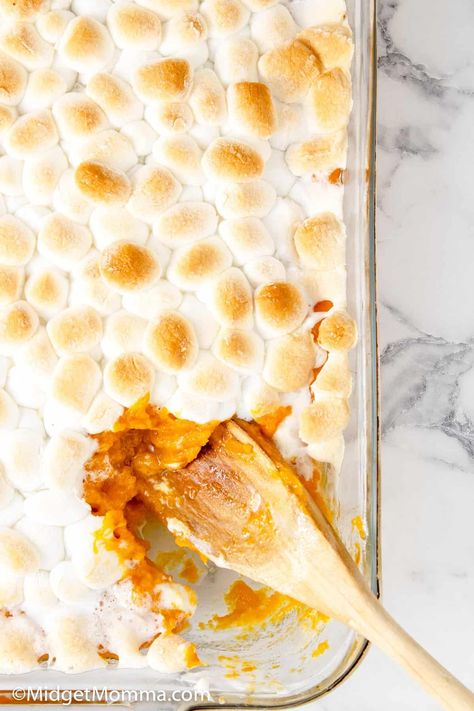 Sweet Potato Casserole with Marshmallows Marshmallow Sweet Potato Casserole, Marshmallow Sweet Potato, Sweet Potatoes Casserole, One Pot Casserole, Sweet Potato Soufflé, Sweet Potato Casserole With Marshmallows, Bourbon Sweet Potatoes, Chocolate Peppermint Brownies, Gingerbread Granola