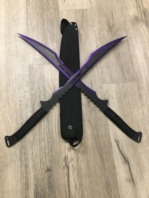 Tokyo Revengers Bonten, Knife Aesthetic, Tactical Swords, Big Girl Toys, Pretty Knives, Cool Swords, Knife Collection, Purple Colour, Cool Knives