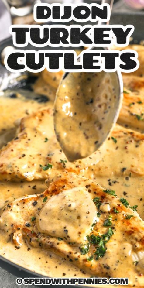 Turkey Cutlets And Mushrooms, Recipes With Turkey Cutlets, Turkey Tenderloin Recipes Stovetop, Keto Turkey Cutlet Recipes, Slow Cooker Turkey Cutlets, Turkey Tender Loin Recipes, Turkey Tender Recipes, Turkey Fillets Recipes, Easy Healthy Turkey Recipes