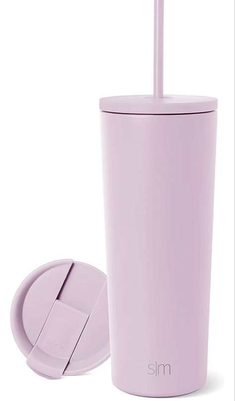 Simple Modern Insulated Tumbler with Lid and Straw | Iced Coffee Cup Reusable Stainless Steel Water Bottle Travel Mug | Gifts for Women Men Her Him | Classic Collection | 24oz | Lavender Mist Lavender Mist, Iced Coffee Cup, Mug Gifts, Glass Tumbler, Insulated Tumbler, Steel Water Bottle, Classic Collection, Insulated Tumblers, Tumblers With Lids