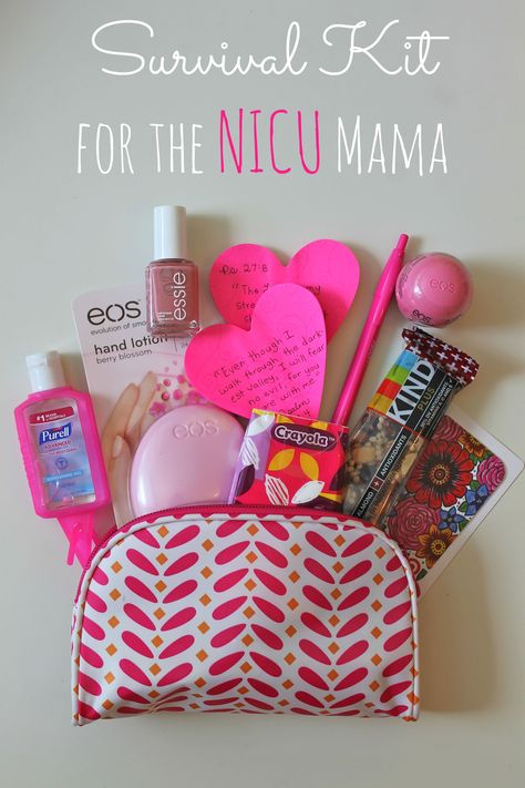 Survival Kit for a mama who has a baby in the NICU - this is such an easy, practical, meaningful way to bless someone going through such a difficult time. And every item can be purchased at Target! Nicu Crafts, Donation Ideas, Pastor Appreciation Month, Care Package Baby, Happy Home Fairy, Blessing Bags, Service Ideas, Pastors Appreciation, Survival Supplies