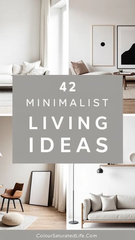 Transform your space with these 42 effortless minimalist living room ideas! From sleek furniture to neutral color palettes, discover how to create a clean, modern aesthetic without the clutter. Whether you love cozy simplicity or ultra-modern vibes, these ideas will help you achieve a timeless and stylish look. #MinimalistDecor #ModernLiving #HomeInspo #SimpleLiving #InteriorDesign Clean Modern Aesthetic, Minimalist Living Room Ideas, Neutral Color Palettes, Sleek Furniture, Ultra Modern, Modern Vibe, Neutral Colour Palette, Minimalist Living, Minimalist Living Room