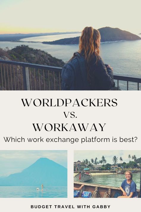 Worldpackers vs workaway Work Overseas, Volunteer Travel, International Jobs, Work Abroad, Hiking Guide, Types Of Work, Gap Year, Ways To Travel, Best Budget