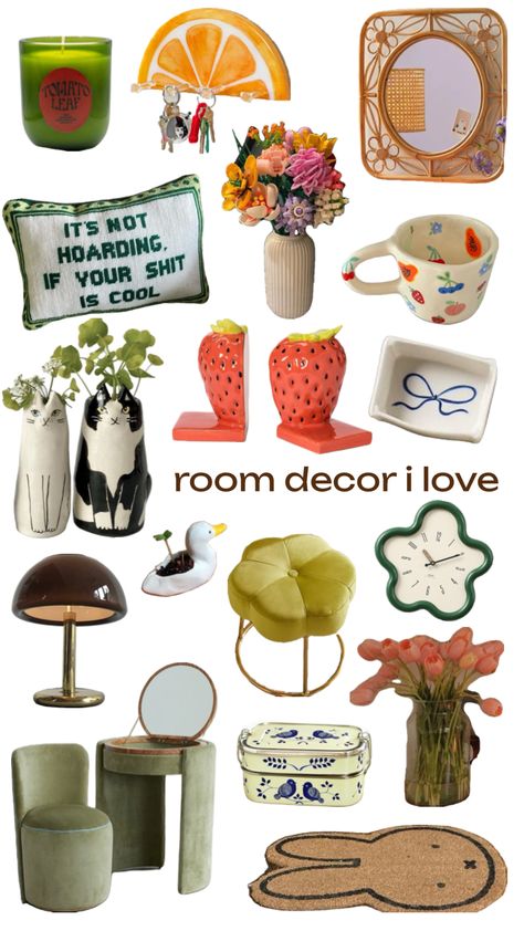 #room #roomdecor #decoration #bedroom #housedecor #style #funky #colorful #decor Cool Room Decor, Pinterest Room Decor, Dream Apartment, Humble Abode, Art Collage Wall, Remodel Bedroom, Apartment Inspiration, Home Design Decor, Dream Bedroom