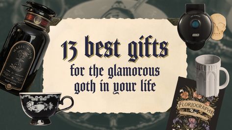 We all have people in our lives that are absolutely impossible to shop for, especially during the holidays. But if you have a goth person in your life, it can be an extra challenge to find them a really unique gift that also aligns with their style sensibilities. As a glam goth myself that is also super difficult to shop for, today I offer you my personal gift recommendations in hopes that this list might help you out as you shop this holiday season. Goth Christmas Gifts, Goth Gifts For Her, Goth Present Ideas, Gifts For Goth Girl, Goth Girl Gifts, Goth Birthday Gifts, Gifts For Goths, Goth Gift Ideas Diy, Goth Gift Basket