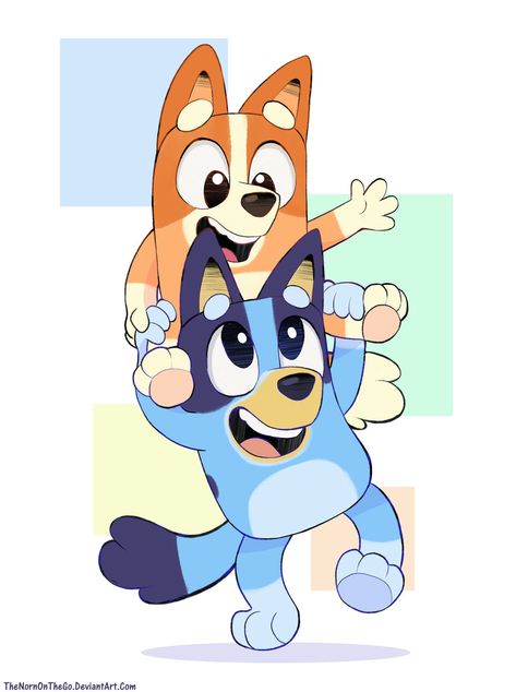 Blue And Bingo, Bluey And Bingo, Images Kawaii, Cute Shirt Designs, Jena, Kids Shows, Cartoon Wallpaper, Drawing Inspiration, Bingo