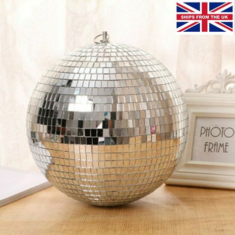 Stil Rock, Disco Ball Mirror, Disco Party Decorations, Holiday Bar, Mirror Ball, Mors Dag, Party Lights, Large Mirror, Disco Party