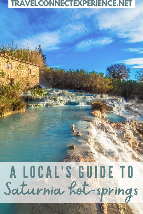 Saturnia Hot Springs, Italy In February, Saturnia Italy, Italy Adventure, Places To Go In Italy, Italian Honeymoon, Traveling Italy, Italy Bucket List, Italy Elopement