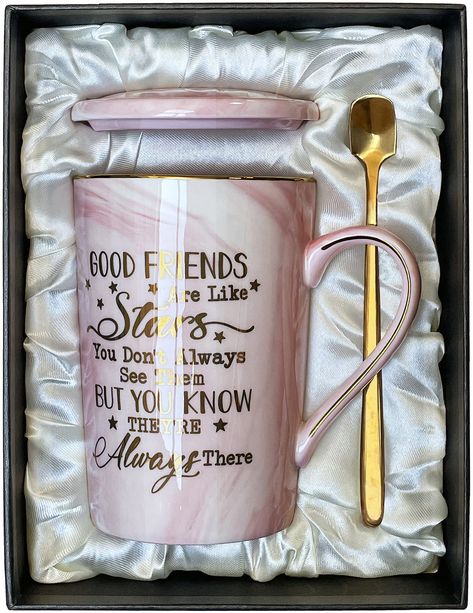 Friends Female, Hadiah Valentine, Valentines Day Gifts For Friends, Gifts For Women Birthday, Women Birthday Gifts, Gifts For Best Friend, Gifts For Female Friends, Coffee Mug Gifts, Gifts Box