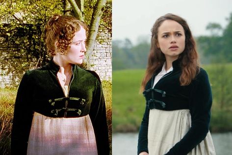 Miss Austen Regrets, Hattie Morahan, Recycled Costumes, Jennifer Ehle, Lizzie Bennet, Pretty Costume, Becoming Jane, Movie Sets, Dress Out