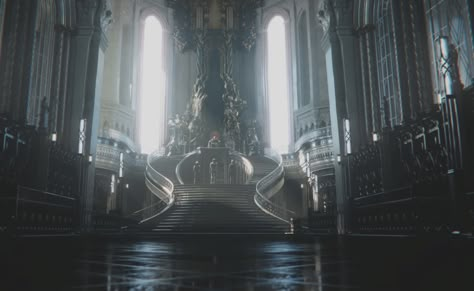 Citadel | Final Fantasy Wiki | Fandom powered by Wikia Dark Throne Room, Final Fantasy Aesthetic, Final Fantasy Xv Wallpapers, Grand Castle, Ffxiv Character, Royal Au, Castle Interior, Anime Places, Dark Castle