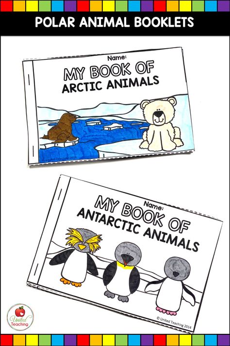 Teach students all about Arctic animals (Polar animals) with this fun filled Polar Animal Activities packet. A perfect addition to any Arctic or Polar animal unit, this packet is packed with fun and engaging no prep printables and activities for Google Slides™ that are perfect for quick on the go lessons. Label the various polar animals, learn about polar animals with the comprehension checks, make your own Arctic animal and Antarctic animal booklets, use the graphic organizers to record concept Polar Animals Activities, Polar Bear Polar Bear What Do You See, Antarctic Animals Free Printables, Arctic Animal Activities, Artic Animal Crafts For Kids, Arctic Animals Kindergarten, Polar Bear Craft Preschool, Arctic Animals Printables, Animal Writing Activities