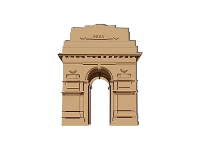 Gate Logo, Arch Of Constantine, India Gate, Unknown Soldier, Graphics Animation, Civil Society, Motion Graphics Animation, Indian Army, Republic Day