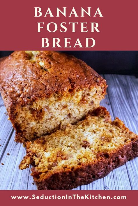 Banana Foster Bread, Award Winning Banana Bread Recipe, Ultimate Banana Bread Recipe, Caramel Banana Bread, Banana Foster Recipe, Almond Paste Recipes, The Best Banana Bread Recipe, Banana Foster, Best Banana Bread Recipe