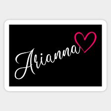 Arianna Name Calligraphy Pink Heart - Arianna Name - Sticker | TeePublic Arianna Name, Name Calligraphy, Family Photo Album, Name Stickers, Name Logo, Pink Heart, Family Photos, Photo Album, Sticker Design