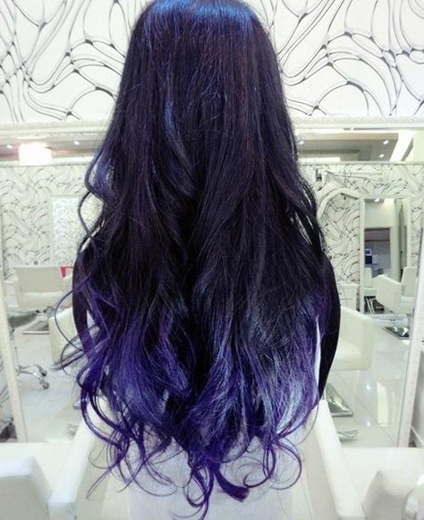 Ends. #Indigo #ColorIntensity Bluish Purple, Boring Hair, Hair Color And Cut, Hair Inspo Color, Hair Envy, Dream Hair, Love Hair, Hair Dos, Purple Hair