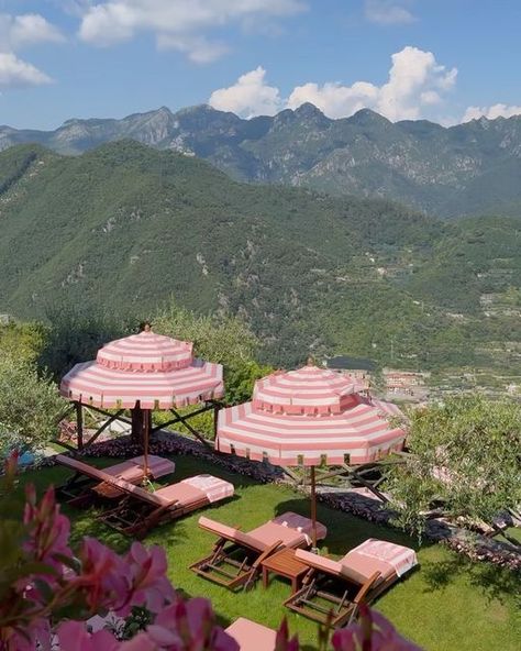 Top World Hotel on Instagram: "Discover luxury at Palazzo Avino, a five-star haven on the Amalfi Coast. This 12th-century villa offers breathtaking views, Michelin-starred dining, and a serene spa. Experience elegance and history in every detail. #TopWorldHotel 🎥: @liveranilorenzo" Palazzo Avino, Terraced Gardens, Mr & Mrs Smith, Pink Palace, The Amalfi Coast, Italian Summer, Spa Experience, Terrace Garden, 12th Century