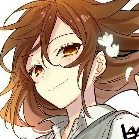 Horimiya Hori, Anime Brown Hair, Alien Stage, Cute Anime Profile Pictures, Digital Art Illustration, Discord Server, Izuku Midoriya, Cute Anime Character, Cute Icons