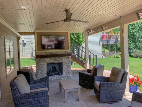 9 Under Deck Ideas for Maximizing Your Unused Outdoor Space - Bob Vila Under Deck Patio Ideas, Under Deck Patio, Deck Patio Ideas, Deck Drainage System, Under Deck Drainage System, Under Deck Ceiling, Under Deck Drainage, Patio Under Decks, Deck Inspiration