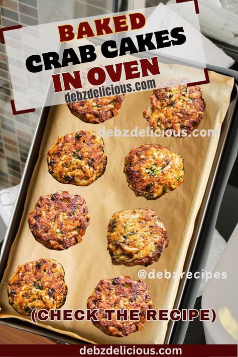 Baked crab cakes in oven recipe is prepare with simple ingredients that are easily available like Old Bay Seasoning, mayonnaise, and others. These Crab cakes are cooked with more crabs than other fillers for better taste. It also can be altered according to your tastes. Crab cakes are delicious and healthy. Check how to cook crab cakes in oven. #crab #cakes #crabcakes #ovenbaked #bake #inoven @debzrecipes How To Cook Crab Cakes, Crab Cakes Baked In Oven, Oven Crab Cakes, Canned Crab Cakes Recipe, Crab Cakes In Oven, Oven Baked Crab Cakes, Baked Crab Cakes Recipe, Canned Crab Recipes, Healthy Crab Cakes