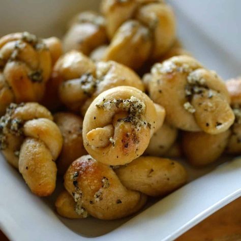 Garlic Knots With Pizza Dough, Stuffed Pizza Dough, Pizza Dough Garlic Knots, Overnight Focaccia, Entertaining With Beth, Bean And Sausage Soup, Chicken And Mushroom Pie, Stuffed Pizza, Creamy Broccoli Soup