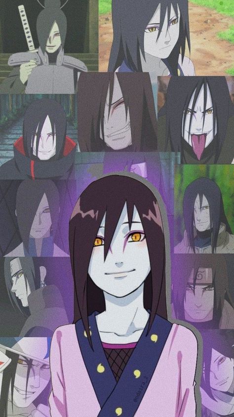 Orochimaru Cute, Orochimaru Aesthetic, Naruto Orochimaru, Orochimaru Naruto, Wallpaper Aesthetic Anime, Orochimaru Wallpapers, Anime Purple, Futurisme Retro, Most Hated