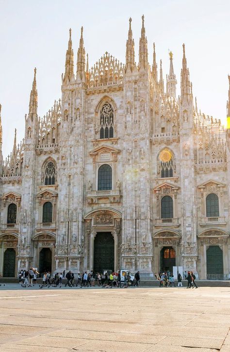 Do You Know? Milan Cathedral or Duomo di Milano is the cathedral church of Milan. It is the second-largest church in Italy after St. Peter’s Basilica in Rome and the third largest catholic church in the world. To visit this largest Church click on this link and book your tickets for Milano. #Italy #Milan #Cathedral #Church St Peters Cathedral, Milan Cathedral, Church Aesthetic, Italy Milan, Gothic Cathedrals, Chauffeur Service, European Architecture, Milano Italy, Italy Tours