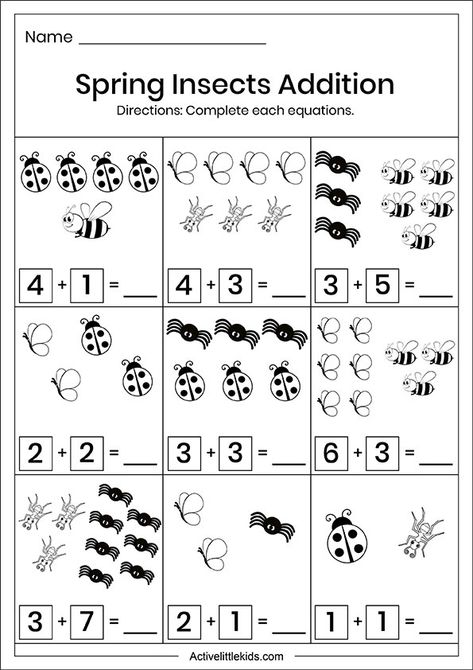 Pre K Math Worksheets Addition, Pre K Addition Worksheet, Preschool Addition Worksheets Free, Free Addition Worksheets Kindergarten, Addition For Kindergarten Worksheets, Pre K Math Worksheets Free Printables, Preschool Addition Worksheets, Pre K Worksheets Free Printables, 1st Grade Addition And Subtraction