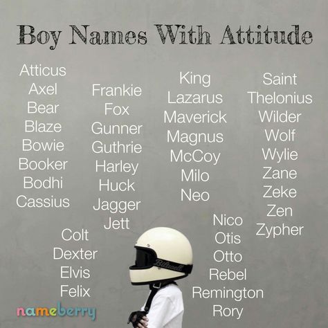 Boys Names with attitude;  nameberry Naming Characters, Round Wood Signs, Oc Names, Baby Boy Name, Unique Boy Names, Best Character Names, Cool Baby Names, Fantasy Names, Baby Name List