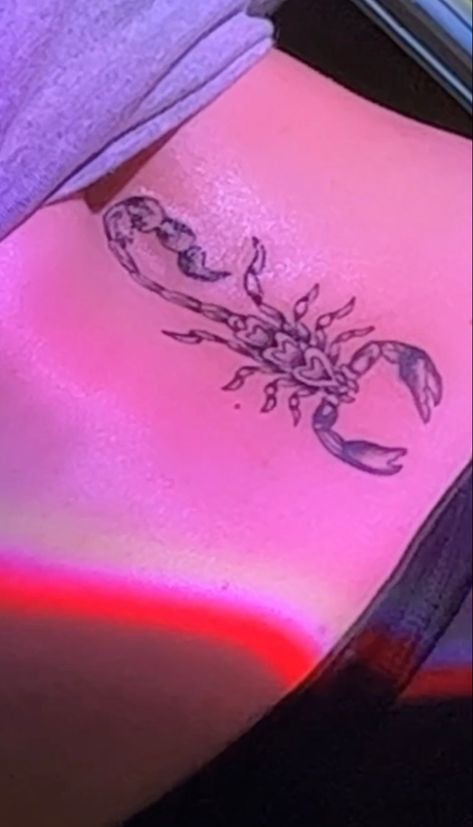 Lower Back Scorpio Tattoo, Scorpio Butterfly Tattoo, Scorpio Tattoo On Back, Scorpion Tattoo Back, Scorpio Tramp Stamp, Scorpio Spine Tattoo, Scorpion Tramp Stamp, Scorpio Back Tattoo, Scorpion Back Tattoo