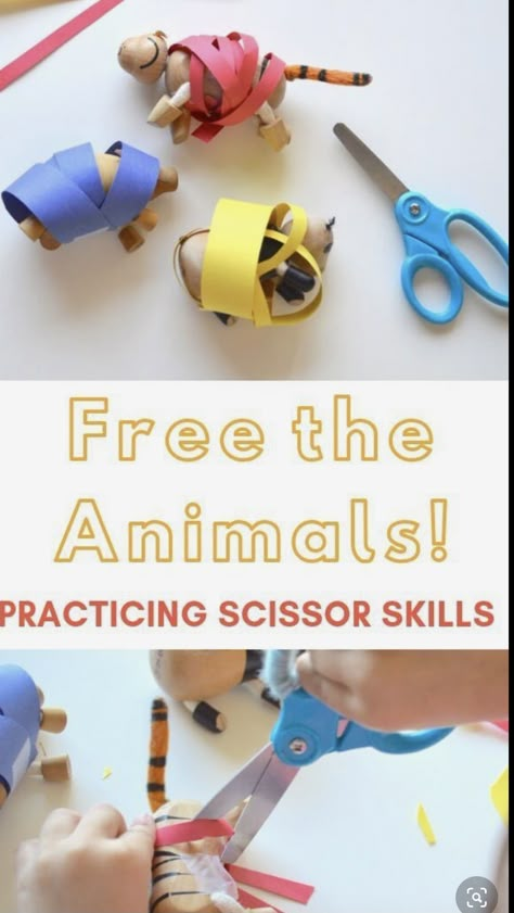 Preschool Fine Motor, Fine Motor Skills Activities, Motor Skills Activities, Scissor Skills, E Mc2, Skills Activities, Preschool At Home, Toddler Learning Activities, Fine Motor Activities