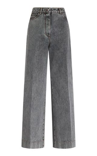 Etro Fashion Collections For Women | Moda Operandi Denim Pants Women, Grey Denim, Jean Grey, Fashion Show Collection, Kpop Outfits, Moda Operandi, Wide Leg Jeans, Pretty Outfits, Fashion Collection