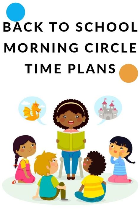 Back to School Morning Circle Time Plans: Everything you need to have a successful first week of school morning circle time with the students from songs to sings and books to read. #circletime #backtoschool #earlyliteracy #GrowingBookbyBook #morningcircle Circle Time Ideas For Toddlers, Circle Time Printables, Circle Time Ideas, Morning Circle Time, Preschool Circle Time Activities, Morning Circle, Circle Time Activities, Preschool Circle Time, School Morning