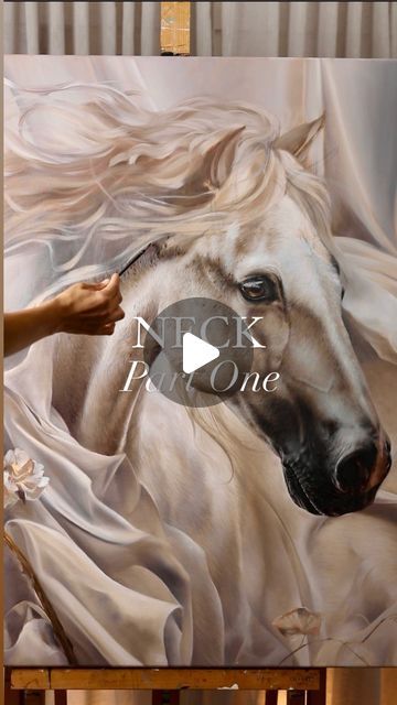 Carla Grace Art, Contemporary Horse Paintings, Seven Horses Painting, Horse Paintings Acrylic, Equine Art Paintings, Horses Painting, Abstract Horse Art, Horse Oil Painting, Grace Art