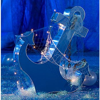 anchor Atlantis Decor, Underwater Props, Anchor Underwater, Underwater Party Theme, Underwater Decorations, Underwater Party Decorations, Underwater Decor, Under The Sea Prom, Underwater Theme Party