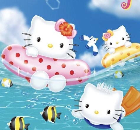 Hello Kitty Beach Widget, Summer Hello Kitty Pfp, Tropical Hello Kitty Widget, Hello Kitty Summer Widget, Key West Kitten Bedroom, Hawaii Hello Kitty Pfp, Tropical Core Widgets, Key West Kitten Wallpaper, Keywest Kitten Aesthetic