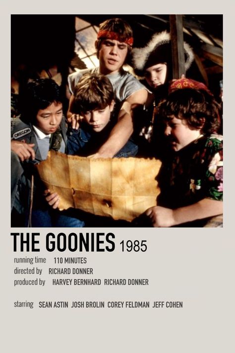 Goonies Movie Poster, Album Prints, Goonies Movie, 80s Movie Posters, Film Polaroid, Most Paused Movie Scenes, Iconic Movie Posters, Movie Card, The Goonies