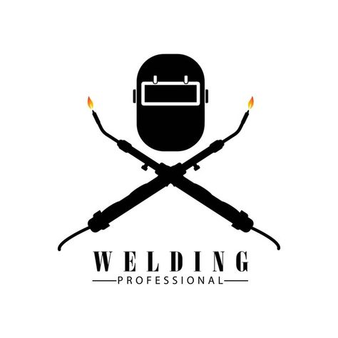 Vector welding logo design vector white ... | Premium Vector #Freepik #vector #construction #man #business #sign Welding Logo Design, Welder Logo, Welding Logo, Baby Art Projects, Baby Art, Design Vector, Logo Design Inspiration, Vector Photo, Business Logo