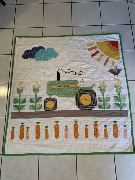 Tractor Applique Pattern, Farm Animal Quilt Blocks Applique Patterns, Farm Quilt Patterns Quilting Books Patterns And Notions, Boy Tractor Quilt, Tractor Quilt, Farm Quilt Patterns, Farm Animal Quilt, Animal Baby Quilt, Boys Quilt Patterns