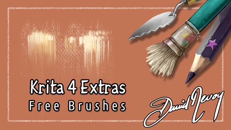 #krita #brushes Krita Brushes, Krita Tutorial, Best Procreate Brushes, Free Brushes, Brush Drawing, Tutorials Drawing, Free Brush, Art Brushes, Subtle Textures