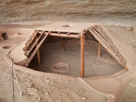 Dugout shelters & pit-houses: benefits of thermal inertia – *faircompanies Pit House, Casa Hobbit, Underground Shelter, Bushcraft Shelter, Earth Sheltered, Underground Homes, Survival Shelter, Thermal Comfort, Natural Building