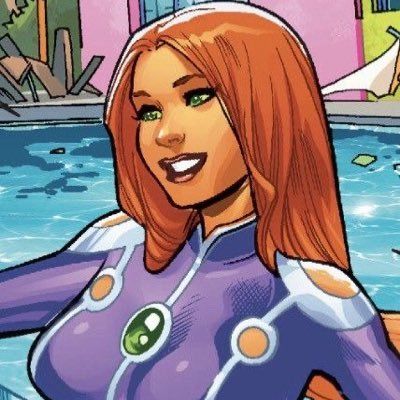 sanyuyu hakusho🪐 on Twitter: "Front of the naked Zoro figurine… " Starfire Fanart Dc Comics, Starfire Dc Comic Icons, Kory Anders Aesthetic, Starfire Icons Aesthetic, Starfire Comics Icons, Orange Haired Characters, Starfire Fanart, Starfire Comics, Kory Anders