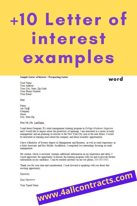 letter of interest example, letter of interest template, letter of interest for a job, letter of interest format, letter of interest template word, letter of interest sample pdf Letter Of Interest Sample, Job Letter, Letter N Words, Science Degree, Job Career, Job Training, Letter Example, Career Guidance, Interview Tips