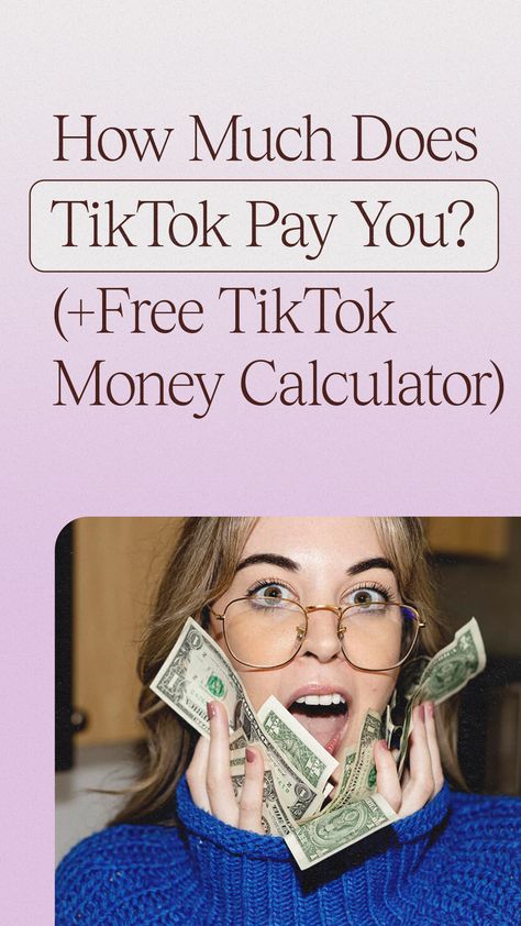 While the massive payouts that TikTok superstars are pulling may be the exception to the rule, there are thousands of creators and micro influencers who are earning a sizeable income through the app. The sky’s the limit when it comes to how much money you can make as a TikTok creator. However, that large range also makes it difficult to hone in on a dollar amount.

So, how much does TikTok pay creators? In this article, we’re giving you the lowdown on just how much money TikTok pays. Make Money On Tik Tok, Money Tiktok, Tiktok Money, Tiktok Views, Be The Exception, Tiktok Creator, Tiktok Tips, Creative Challenge, Earn More Money