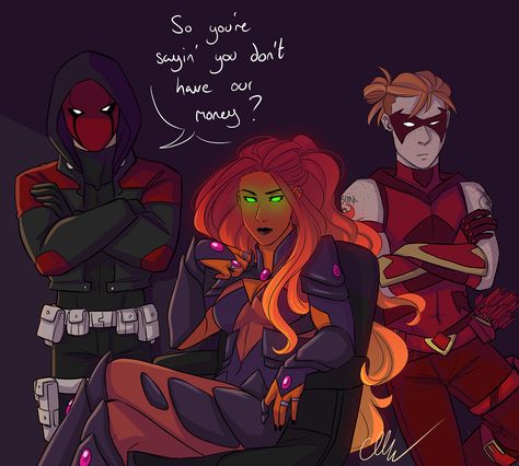 Redhood And The Outlaws, The Outlaws, Teen Titans Fanart, Univers Dc, Batman Funny, Arte Dc Comics, Dc Comics Artwork, Batman Comic Art, Batman Universe