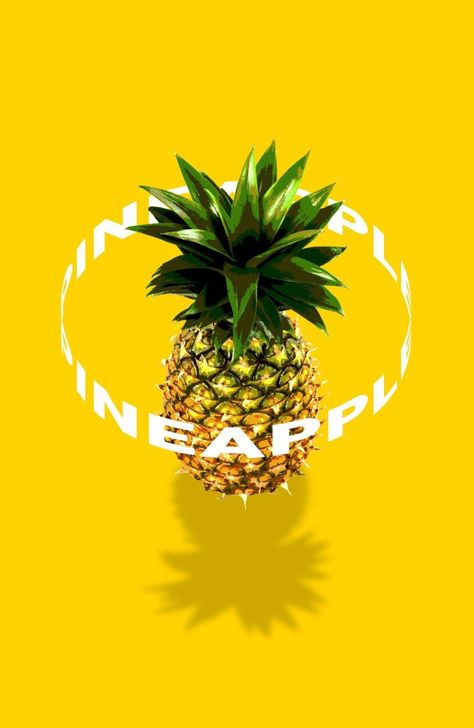 #Graphic #GraphicIllustration #GraphicDesign #Wallpaper #Pineapple #Yellow Pineapple Poster Design, Pineapple Graphic Design, Jamaican Drinks, Pineapple Graphic, Pineapple Yellow, Retro Illustration, Creative Ads, School Design, Graphic Illustration