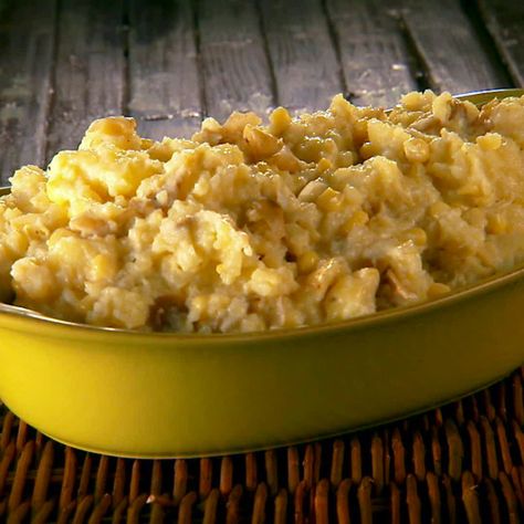 Corn Mashed Potatoes by Marcela Valladolid Mashed Potatoes With Corn, Corn Mashed Potatoes, Dinner Main Dishes, Corn Mash, Bbq Side Dish Recipes, Bbq Side Dish, Mash Potatoes, Bbq Side, Mashed Potatoes Recipe