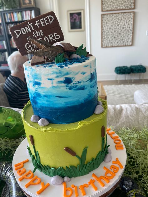 Down 2 The Bayou Birthday, Swamp Birthday Cake, Swamp People Birthday Party, Two Da Bayou Birthday Party, Bayou Cake, Two The Bayou Birthday Party, Two Da Bayou Birthday, Swamp Birthday Party, Swamp Cake