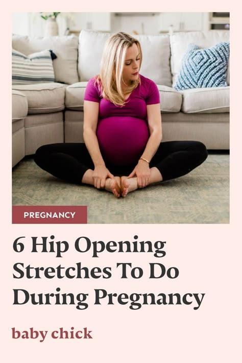 Hip Opening Stretches, Pregnancy Stretches, Pregnancy Hacks, Pregnancy Info, Pregnancy Information, Pumping Moms, Yoga Iyengar, Baby Sleep Problems, Prenatal Yoga