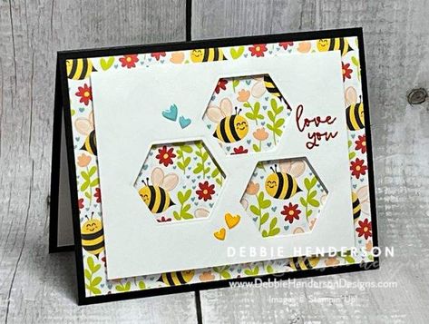 Stampin Up Bee My Valentine, Bee My Valentine Stampin Up Cards, Bee Valentines Cards, Bee My Valentine, Bee Mine Valentine, Bee Valentine, Bookmark Card, Bee Cards, Bee Mine